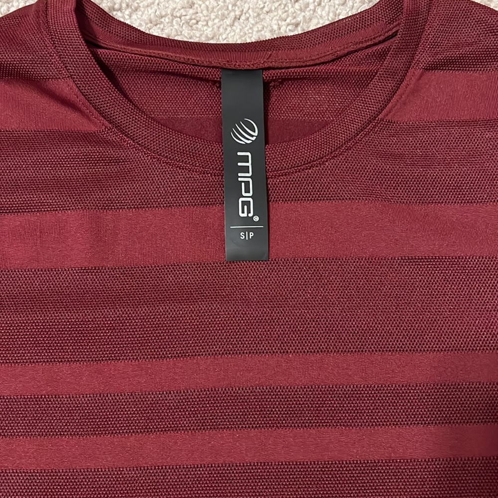 MPG Red Mesh Tee - Size Small - Picture 3 of 5
